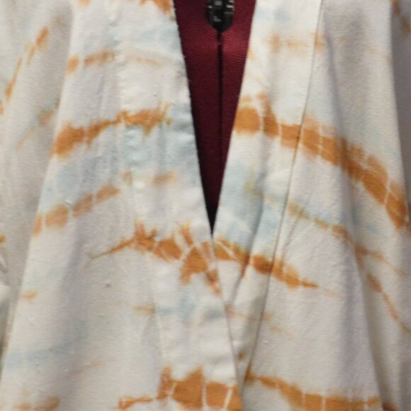 Young Fabulous Broke M Goldish Brown Tie Dye Crossover Front Top - Picture 3 of 8